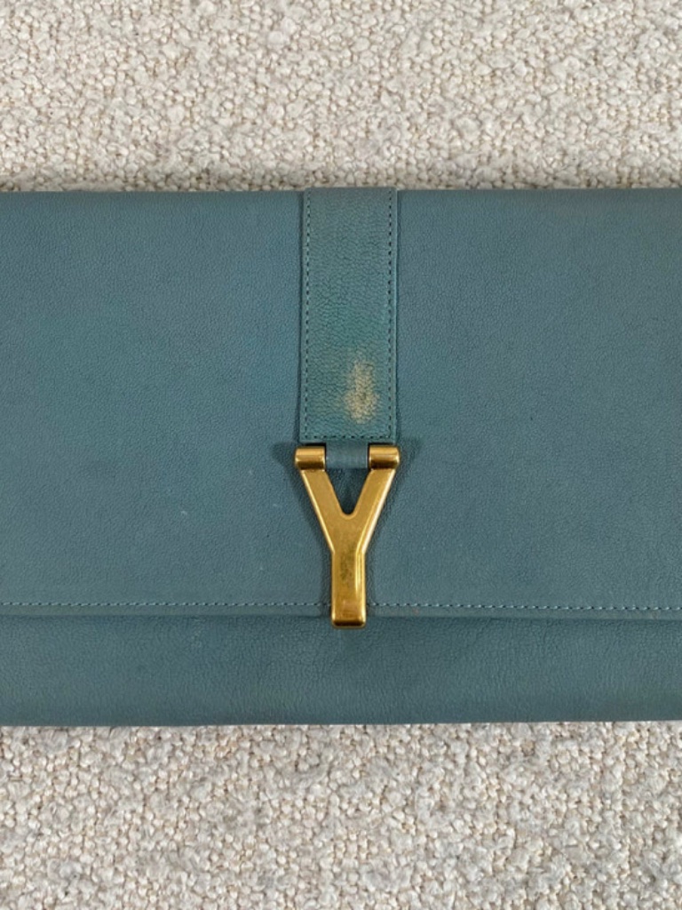 Authentic Pre-Owned Yves Saint Laurent Ysl Long Travel Wallet Organizer